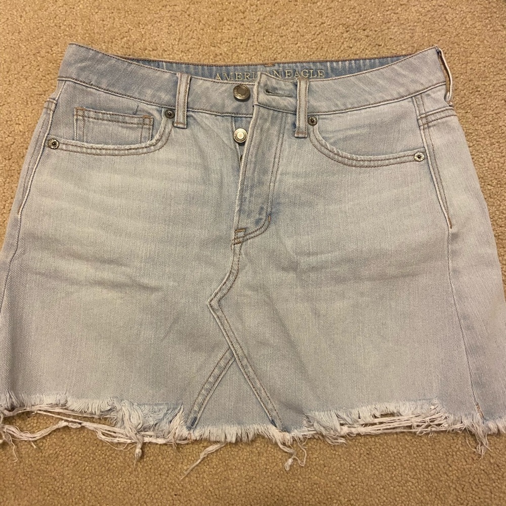 American Eagle Denim Skirt Size 2